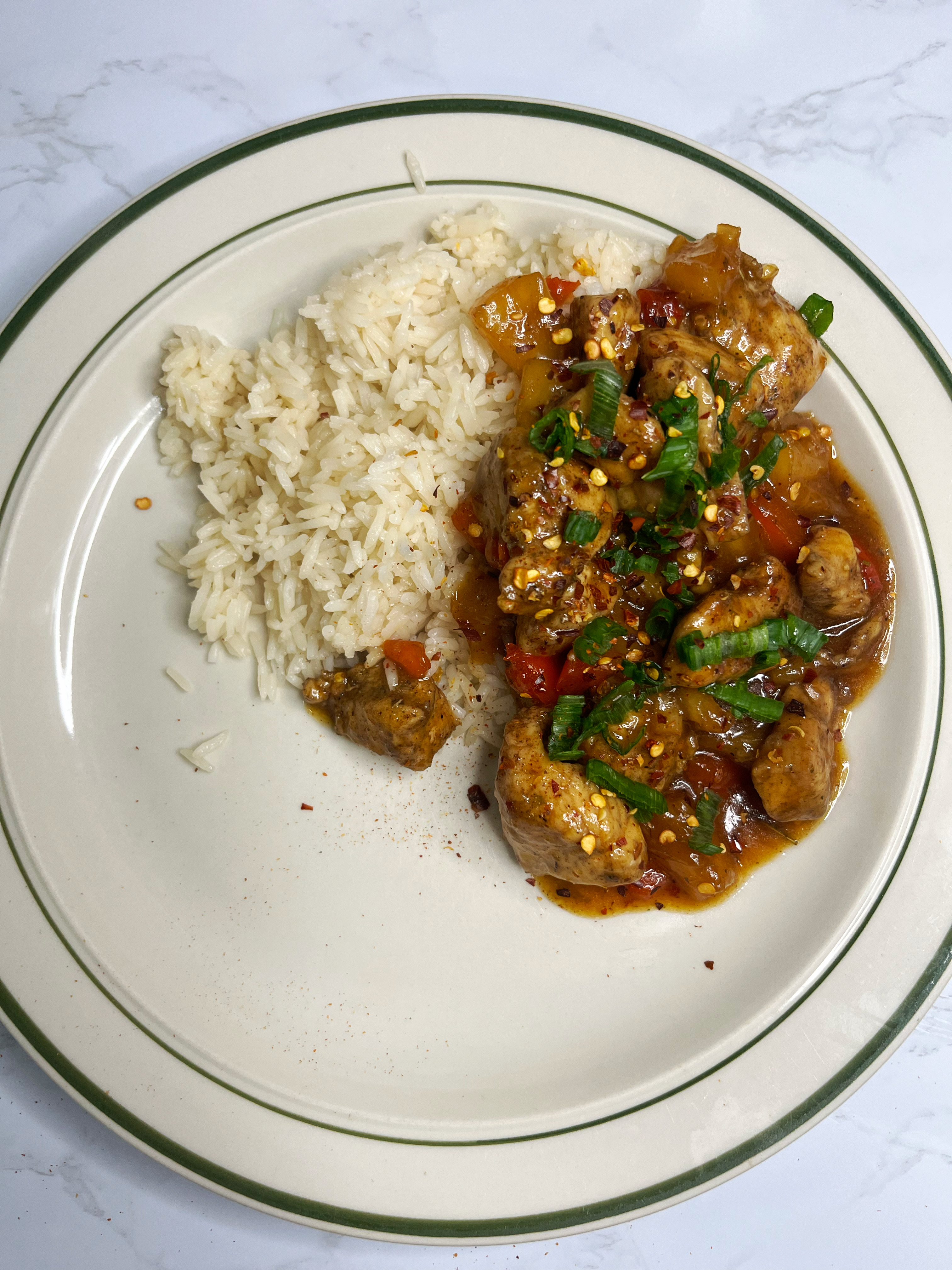 Sweet & Smoky Caribbean Pineapple Chicken
